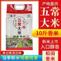 東北大米5kg稻田香米新米黑龍江大米10斤五常大米東北長(zhǎng)粒香